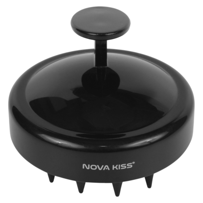 Set SPA cu Perie Masaj Scalp, Prosop Turban, Manusa Exfolianta si Saculet din Bumbac Organic, NOVA KISS®-big