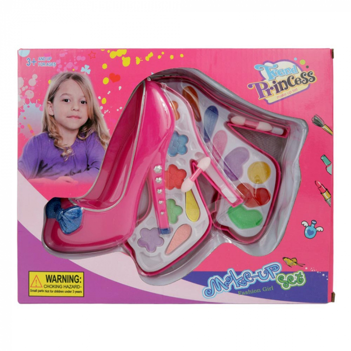 Set machiaj pentru copii in forma de Pantof Nova Kiss Makeup Play Set, Varsta 5+-big