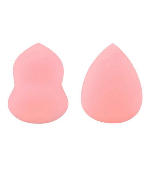 Set cu 2 Bureti Profesionali Para si Lacrima pentru Machiaj Perfect Blending, Roz-big