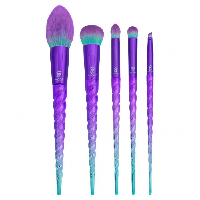 Set 5 pensule profesionale Royal Langnickel MODA Mythical Kit, Sky Traveler