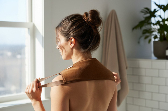 Set Profesional pentru Bronzare Fara Urme NOVA KISS® Tan Like a Pro, cu Manusa Autobronzanta, Manusa Exfolianta si Aplicator Spate-big