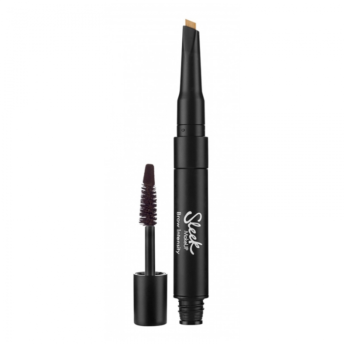 Creion si Mascara pentru Sprancene Sleek MakeUP Brow Intensity, Extra Dark-big