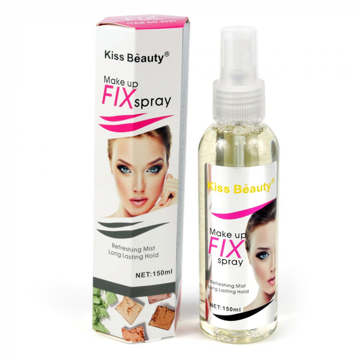 Spray Pentru Fixarea Machiajului Kiss Beauty Makeup Fix Spray, 150 ml Kiss Beauty imagine noua