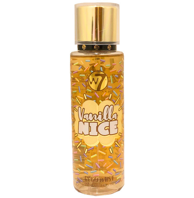 Spray Pentru Corp cu aroma de vanilie W7 Vanilla Nice Body Mist, 250 ml produsecosmetice.ro imagine noua