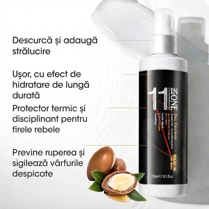 Spray Tratament Profesional Leave-In, Fara Clatire, 11 in 1 cu Protectie Termica, Infuzat cu Keratina, 250 ml-big