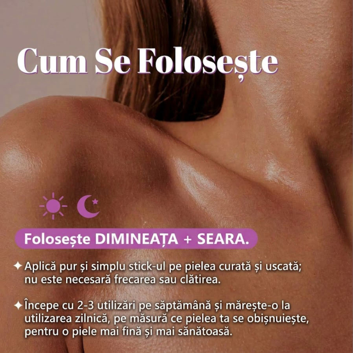 Stick Exfoliant pentru Corp cu Acid Glicolic, Fara Clatire, 75g-big
