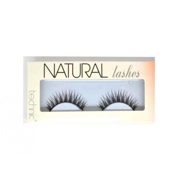 Gene False cu Aspect Natural TECHNIC Natural Lashes, adeziv inclus BC19-big