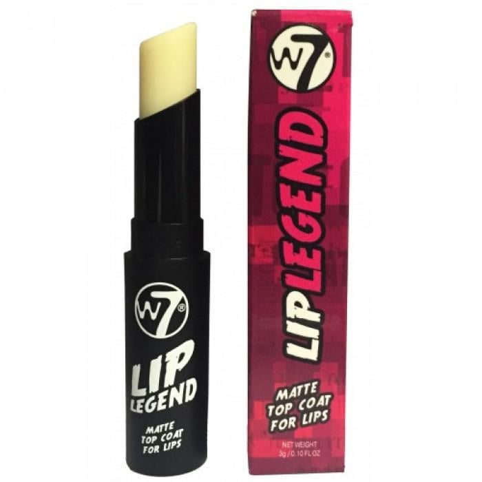 Top Coat Cu Efect Mat Pentru Buze W7 Lip Legend produsecosmetice.ro imagine noua