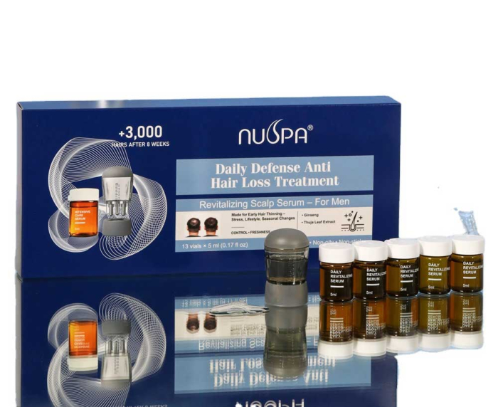Tratament Impotriva Caderii Parului cu Ginseng, pentru Barbati, 13 x 5 ml-big