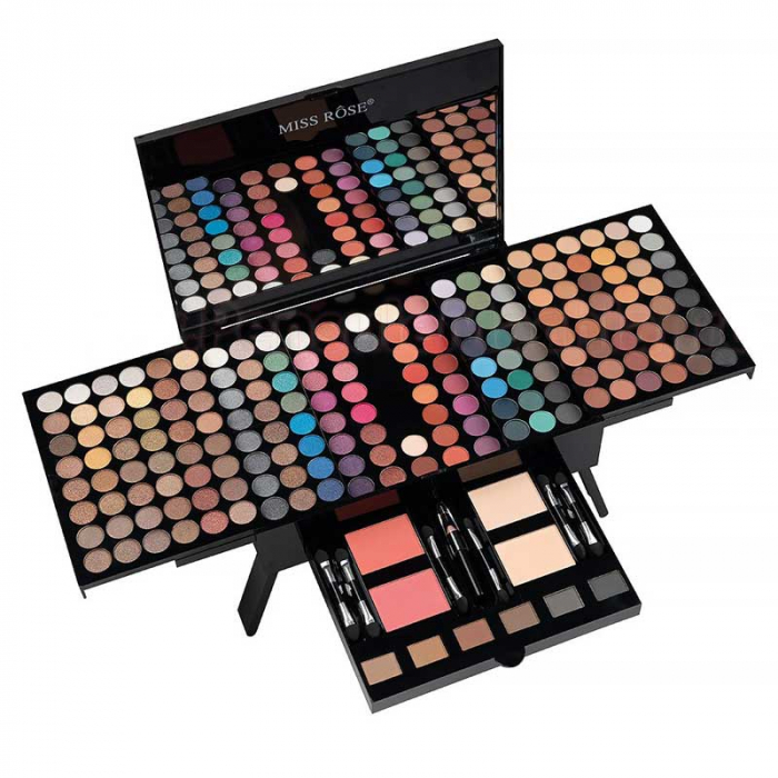 Trusa Profesionala Machiaj cu 190 culori MISS ROSE Blockbuster Piano MakeUp Palette-big