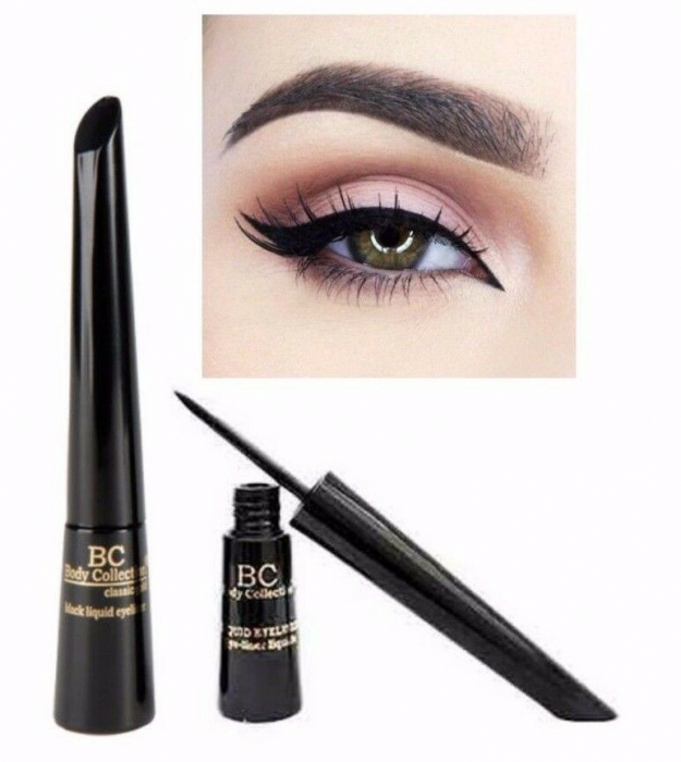 Tus de Ochi BODY COLLECTION England Black Liquid Eyeiner, Negru, 4 ml-big