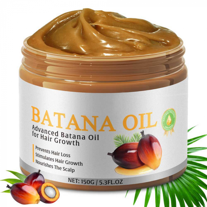 Ulei de Batana,100% Raw contra Caderii Parului, stimuleaza Cresterea Parului, NOVA KISS   150 g