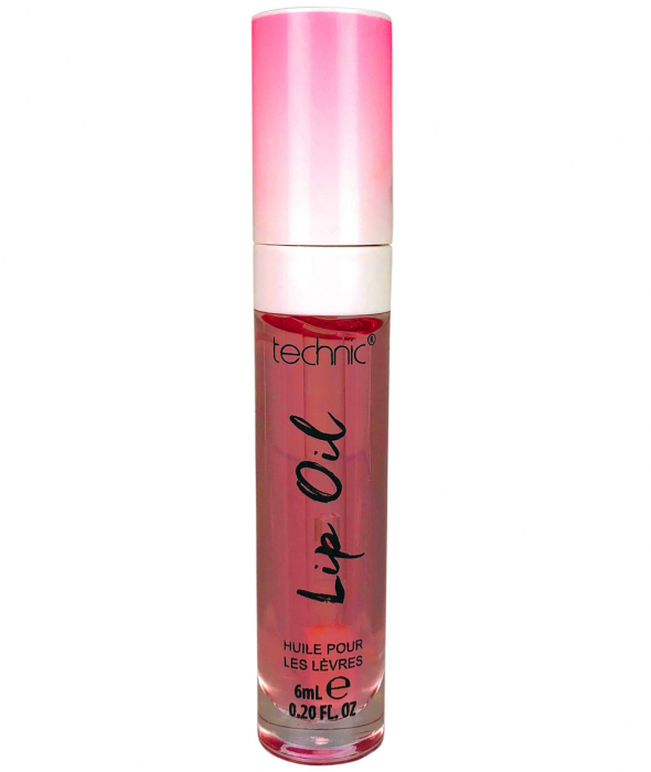 Ulei de buze cu capsuni, Technic Fruity Hydrate Lip Oil, 6 ml