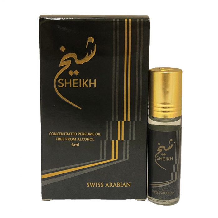 Ulei de parfum arabesc Swiss Arabian Sheikh Perfume Oil, formula concentrata, unisex, 6 ml