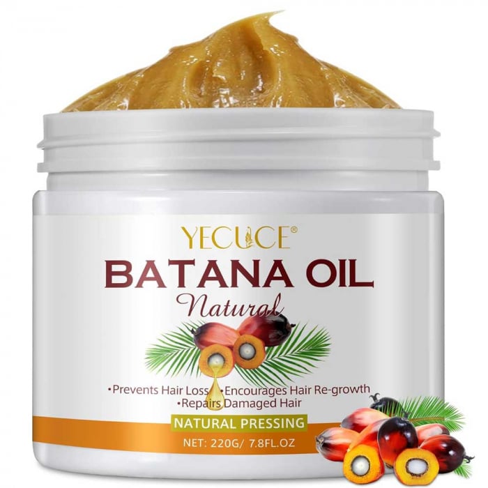 Ulei Premium de Batana, Presat la Rece, 100% Pur Natural, Stopeaza Caderea Parului, Efect Puternic Regenerator, 220 g