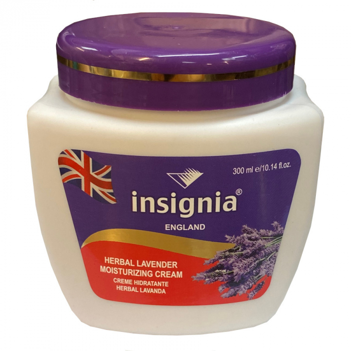 Unt de Corp cu Levantica, Insignia Herbal Lavender Body Cream, pentru piele uscata, 300 ml-big