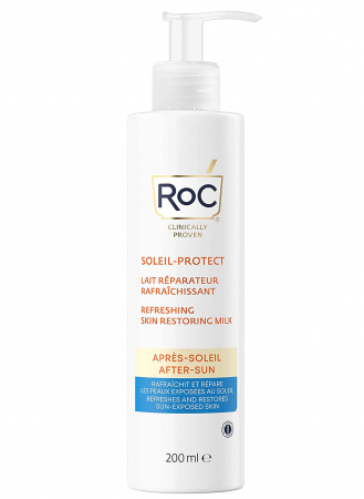 Lotiune dupa plaja ROC Soleil-Protect Refreshing Skin Restoring Milk After Sun, 200 ml