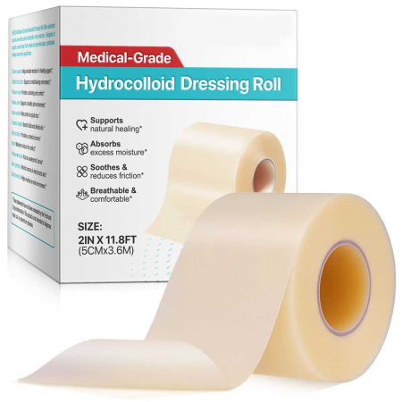 Bandaj Hidrocoloidal Medical Tip Rola - Ingrijire avansata cicatrici 5 cm x 3.6 m