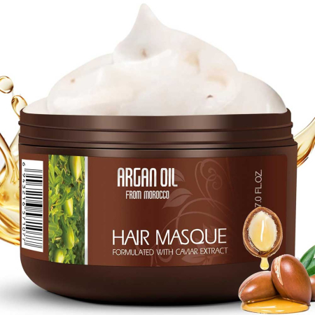 Masca de Par Profesionala cu Ulei de Argan si Extract de Caviar, Regenerare Intensiva, 200 ml