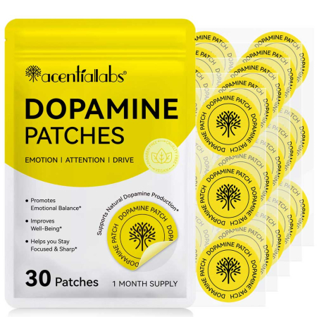 Plasturi Dopamina - Echilibru Emotional, Concentrare si Stare de Bine, 30 buc