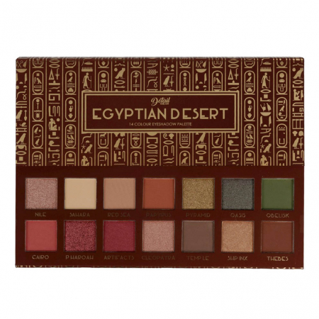 Paleta Profesionala cu 14 farduri nude Egyptian Desert, 35.8 g