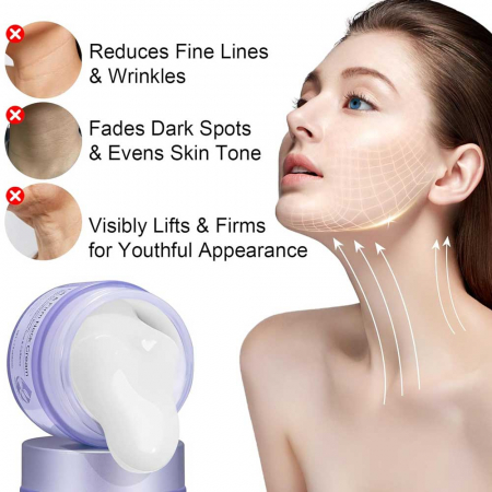 Crema Pentru Tonifierea, Ridicarea Pielii Gatului cu Unt de Cupuacu, Acid hialuronic si Cofeina, 50 ml 3