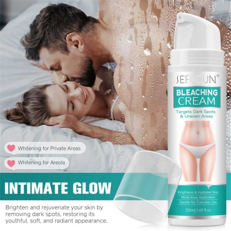 Crema de Albire pentru Zone Intime, Reduce petele pigmentare și întunecarea pielii, 50 ml3