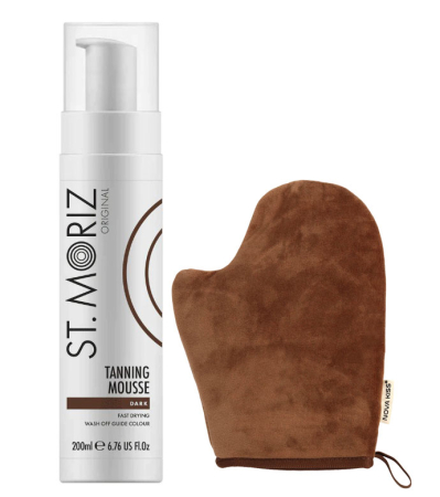Set pentru Autobronzare Profesionala NOVA KISS®, Spuma & Manusa 