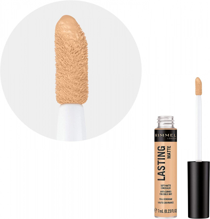 Corector Rimmel London Lasting Matte 015 True Ivory, 7 ml3