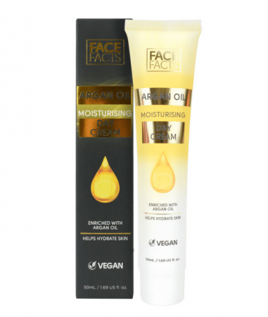 Crema faciala de zi cu Ulei de Argan, Hidratanta FACE FACTS, 50 ml