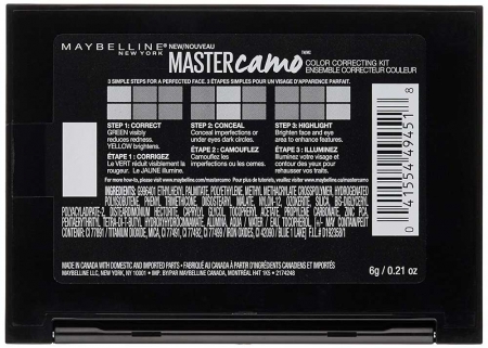 Kit pentru corectarea imperfectiunilor Maybelline New York Master Camo 01 Light, 6.5 g2