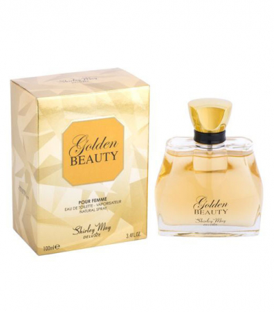 Apa de Toaleta Shirley May Deluxe, Golden Beauty, dama, EDT, 100 ml