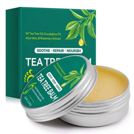 Balsam pentru Corp cu Arbore de Ceai, Eucalipt, Aloe Vera si Rozmarin, 60 g