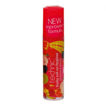 Balsam de buze Technic Fruity Roll On Lipgloss, Cirese, 6 ml
