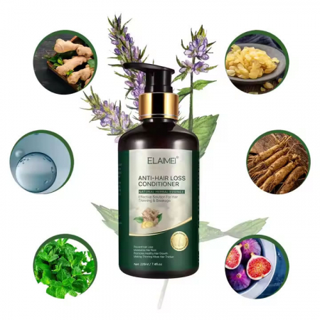 Balsam de Par cu Ghimbir Impotriva Caderii Parului si Activarea Foliculilor de Par, 220 ml1