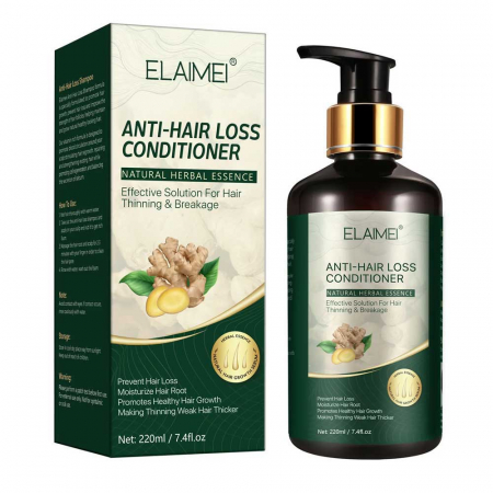 Balsam de Par cu Ghimbir Impotriva Caderii Parului si Activarea Foliculilor de Par, 220 ml0