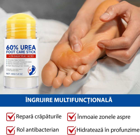 Balsam pentru Ingrijirea Calcaielor cu 60% Uree si 2% Acid Salicilic, 40 g2