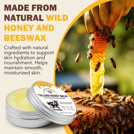 Balsam 100% Raw & Natural din Seu de Vita, Ceara de Albine si Miere, Ten si Corp, NOVA KISS®, 100 g1