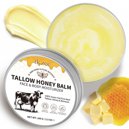 Balsam 100% Raw & Natural din Seu de Vita, Ceara de Albine si Miere, Ten si Corp, NOVA KISS®, 100 g2