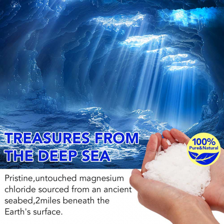 Fulgi de Magneziu pentru Baie, 100% Puri si Naturali, NOVA KISS®, 250 g8