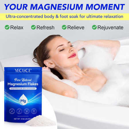 Fulgi de Magneziu pentru Baie, 100% Puri si Naturali, NOVA KISS®, 250 g6