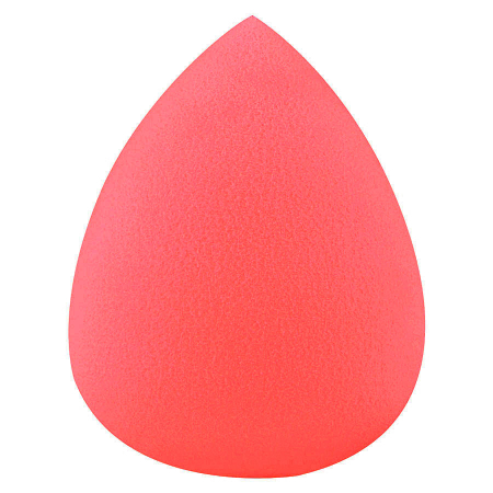 Burete Profesional Lacrima pentru Machiaj, Perfect Blending Teardrop, Neon Coral