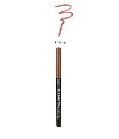 Creion de buze retractabil, rezistent la transfer Technic, Tawny1