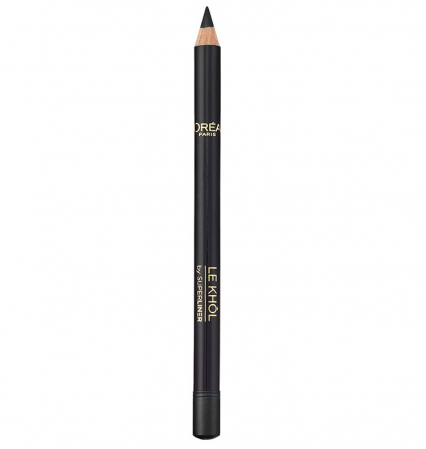 Creion de ochi L'Oreal Paris LE KHOL by Superliner, 101 Midnight Black, Negru