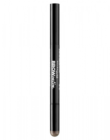 Creion pentru sprancene automatic Maybelline New York Brow Satin Duo, Dark Brown2