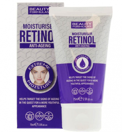Crema antirid cu retinol Beauty Formulas, 75 ml