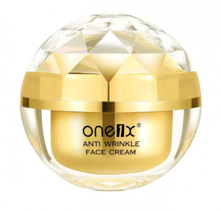 Crema Antirid si Anti-imbatranire, Lifting Facial, Efect antirid puternic, cu Coenzima Q10, Acid Hialuronic, Retinol, Vitamina C si E, ONE1X, 50 ml