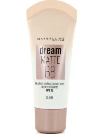 Crema BB Maybelline New York Dream Matte Claire SPF 15, 30 ml
