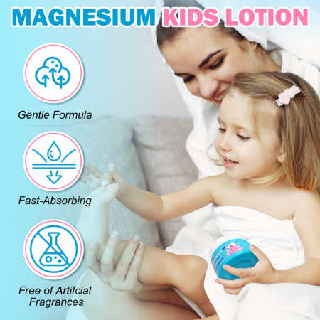 Crema Magneziu Copii cu Unt de Shea, Aloe Vera si Galbenele, Calm si Somn Linistit, 120 g3