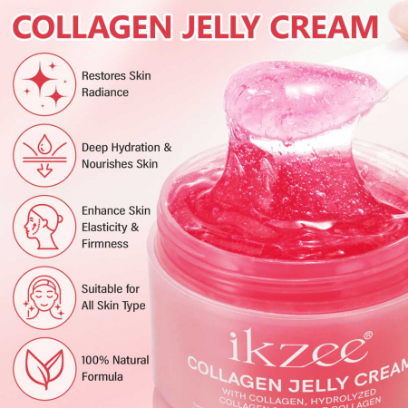 Crema Jeleu Premium cu Colagen si Niacinamide, Hidratare profunda si Elasticitate, 100 ml7